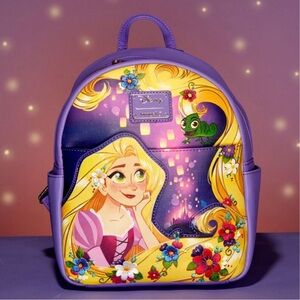Loungefly Disney Rapunzel Best Day Ever Limited Edition Mini Backpack NWT